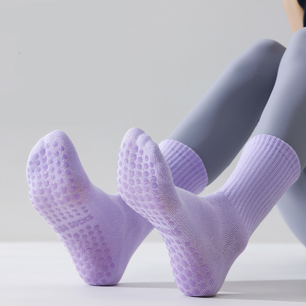 Pilates & Yoga Vertebrasana - High Quality Women Yoga Socks Colorful
