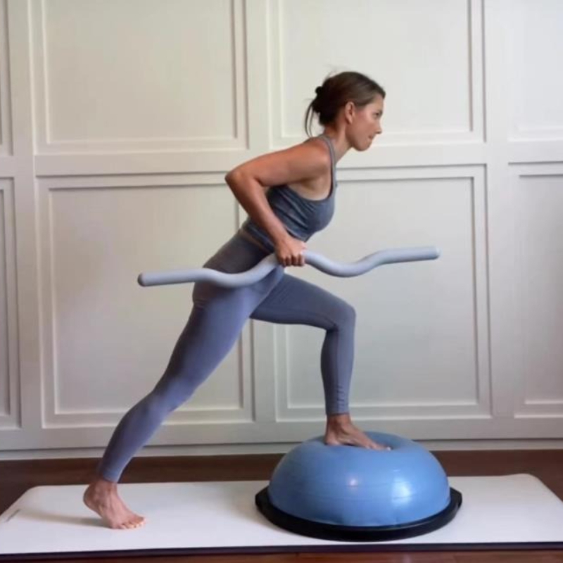 Pilates Yoga Bar - Weighted Pilates Bar with Silicone Cover