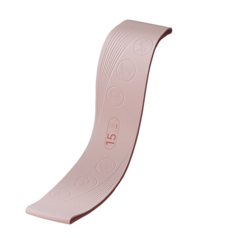 Silicone Hip Resistance Band 1 - Pilates Yoga Tone ulasan dan harga