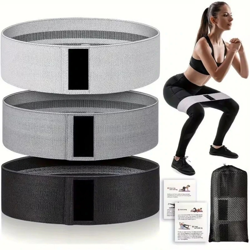 3PCS Fabric Resistance Bands f - Pilates Yoga Classes ulasan dan harga