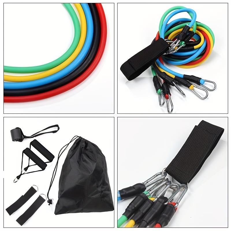 Resistance Band Set with Door  - Pilates Yoga Bar ulasan dan harga