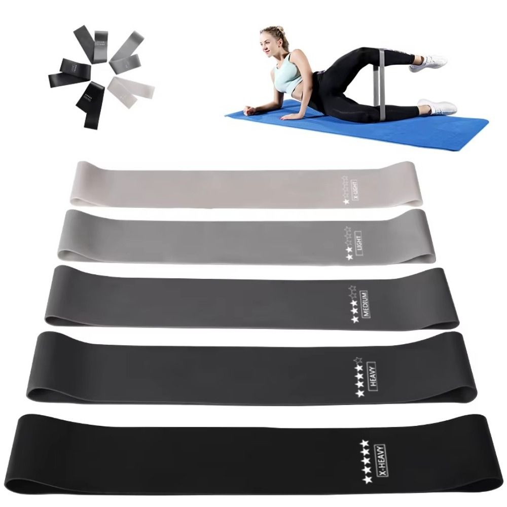 5Pcs TPE Fitness Resistance Ba - Pilates Yoga Circle ulasan dan harga