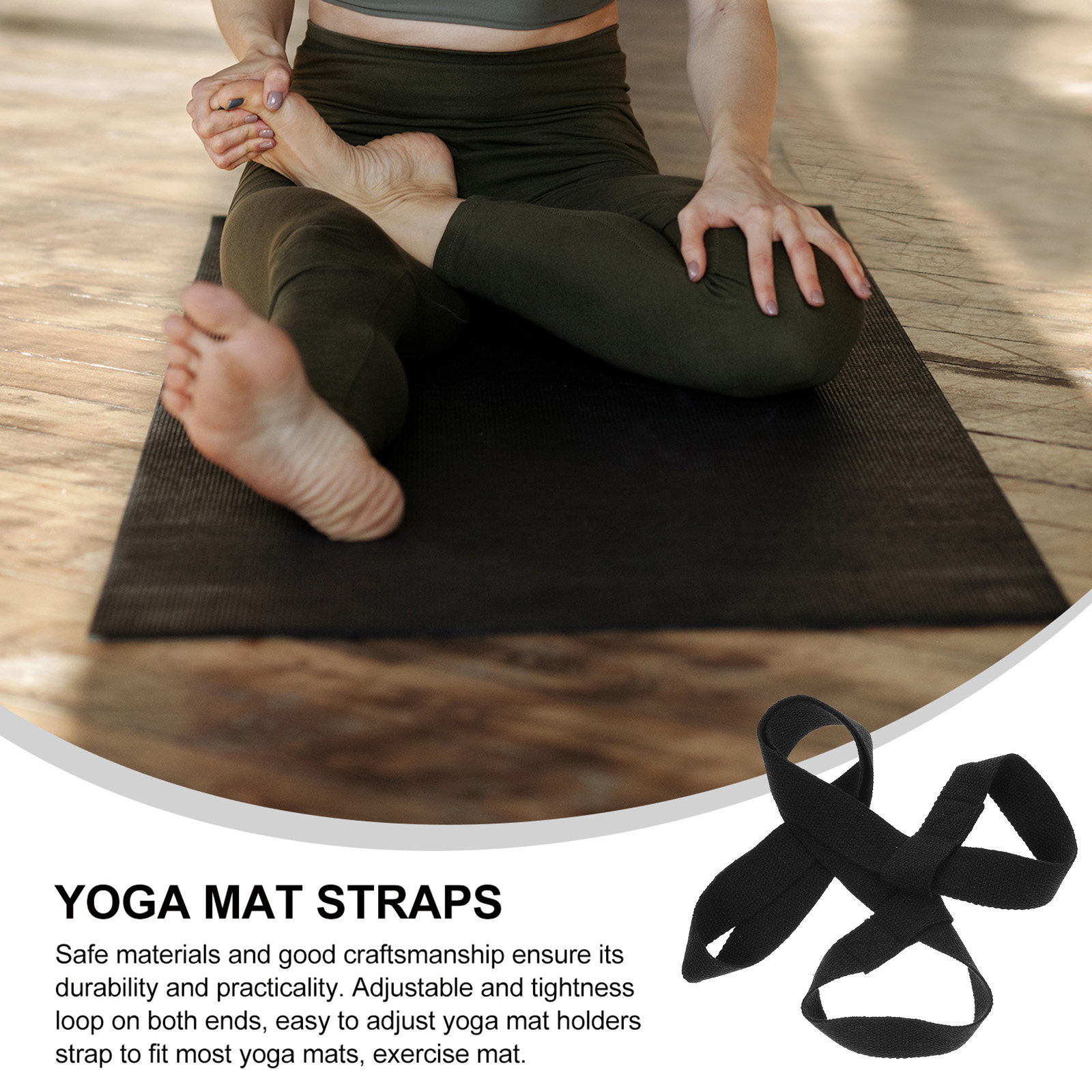2Pcs Yoga Mat Sling Strap Heav - Pilates Yoga Classes ulasan dan harga