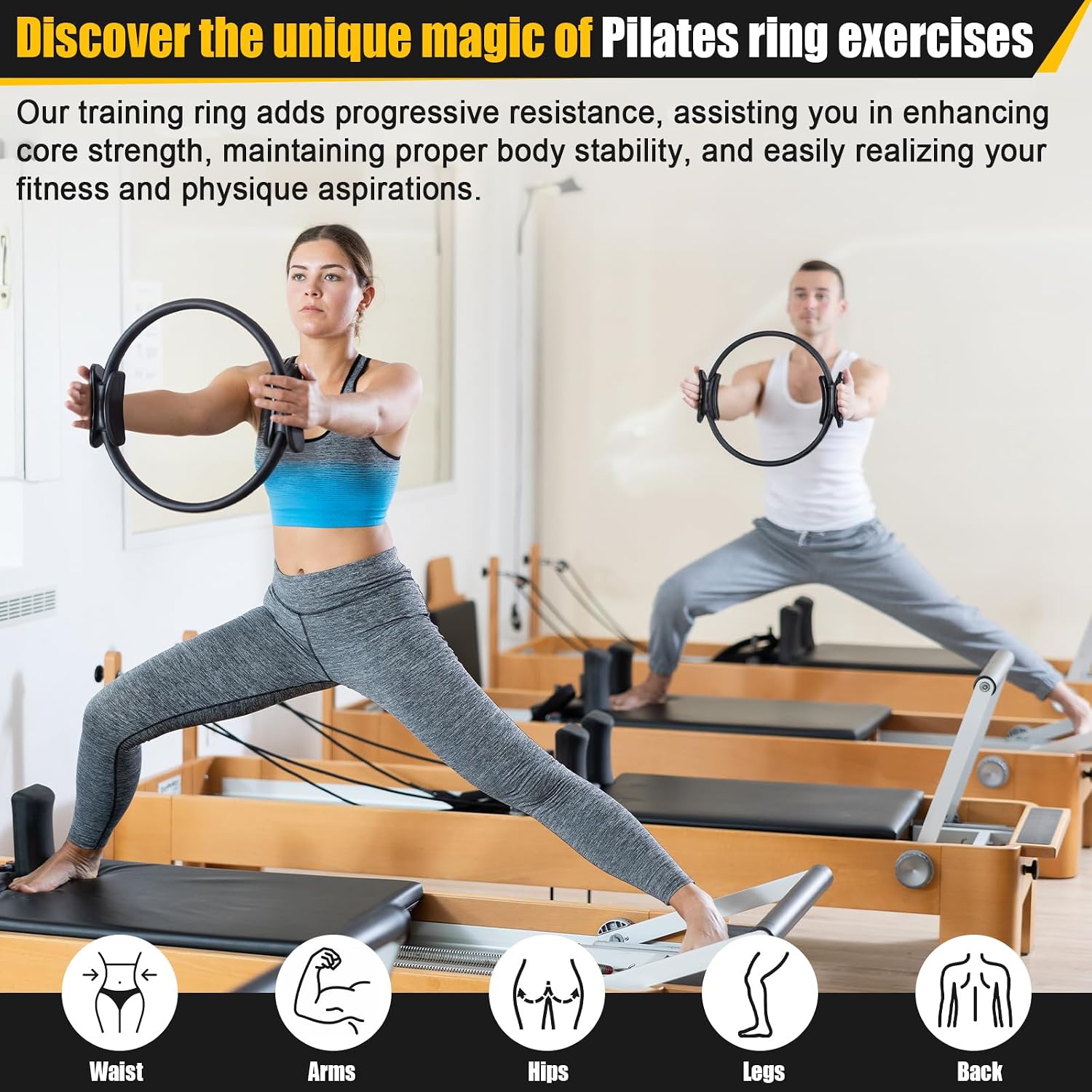 18 Pcs Pilates Ring And Ball S - Pilates Yoga Tone ulasan dan harga