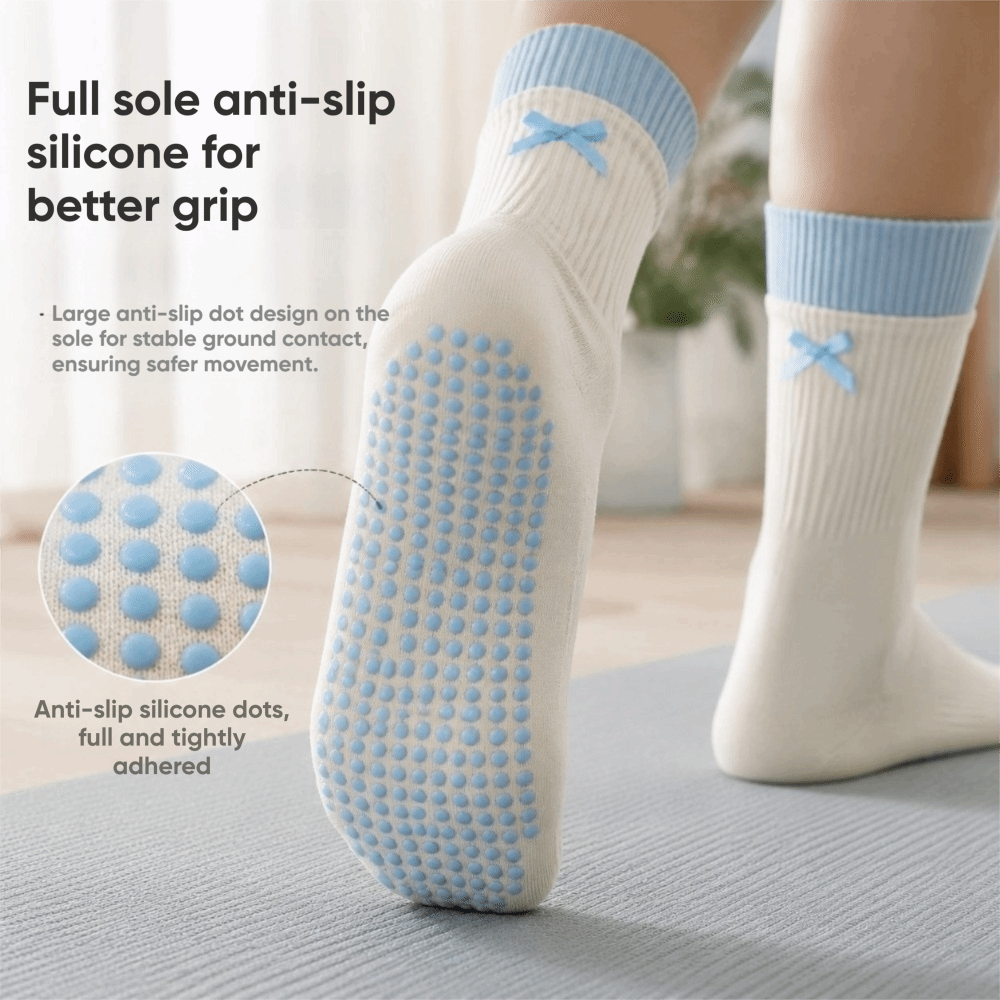 New Cotton Yoga Socks Non Slip - Pilates Yoga Y Barre ulasan dan harga