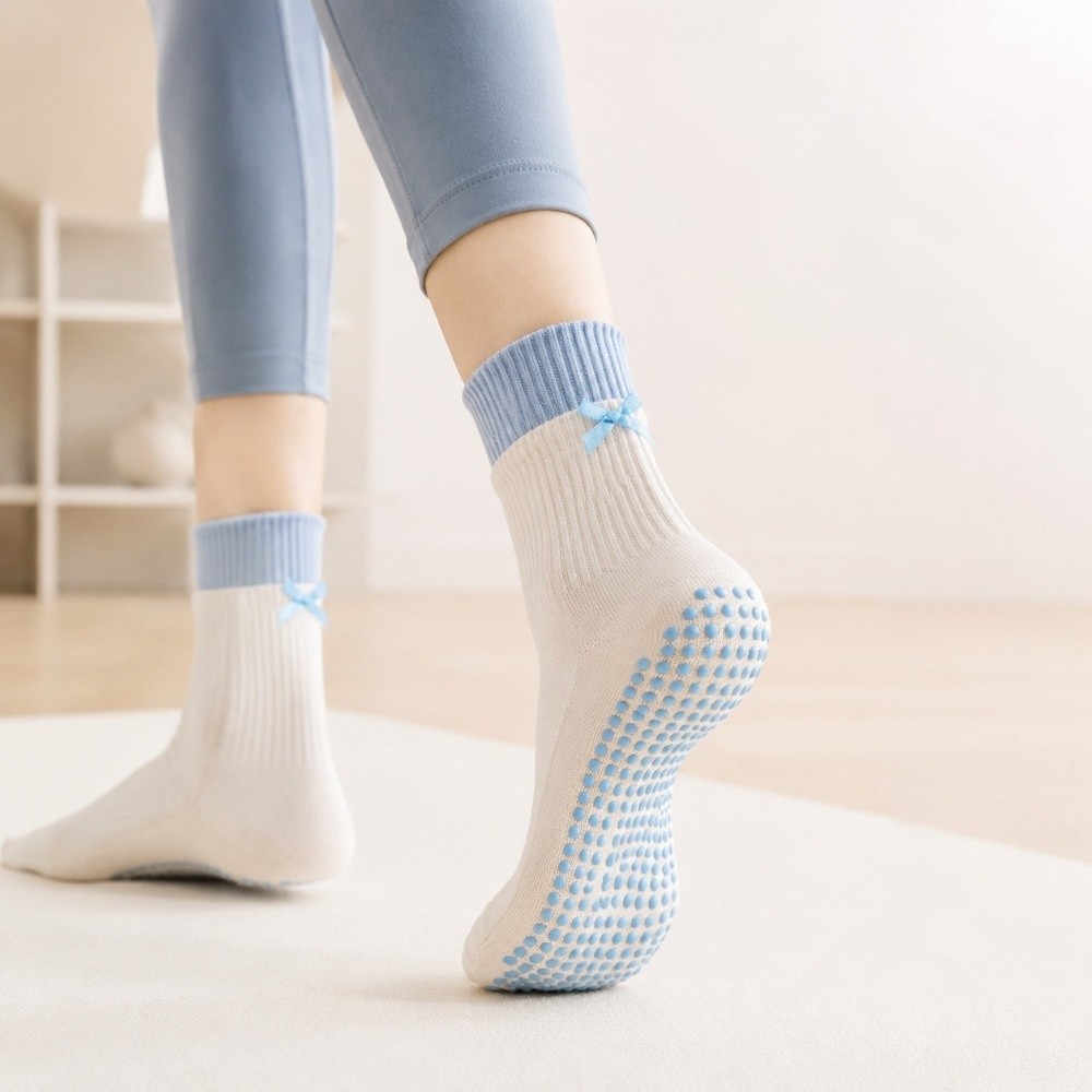 New Cotton Yoga Socks Non Slip - Pilates Yoga Y Barre ulasan dan harga