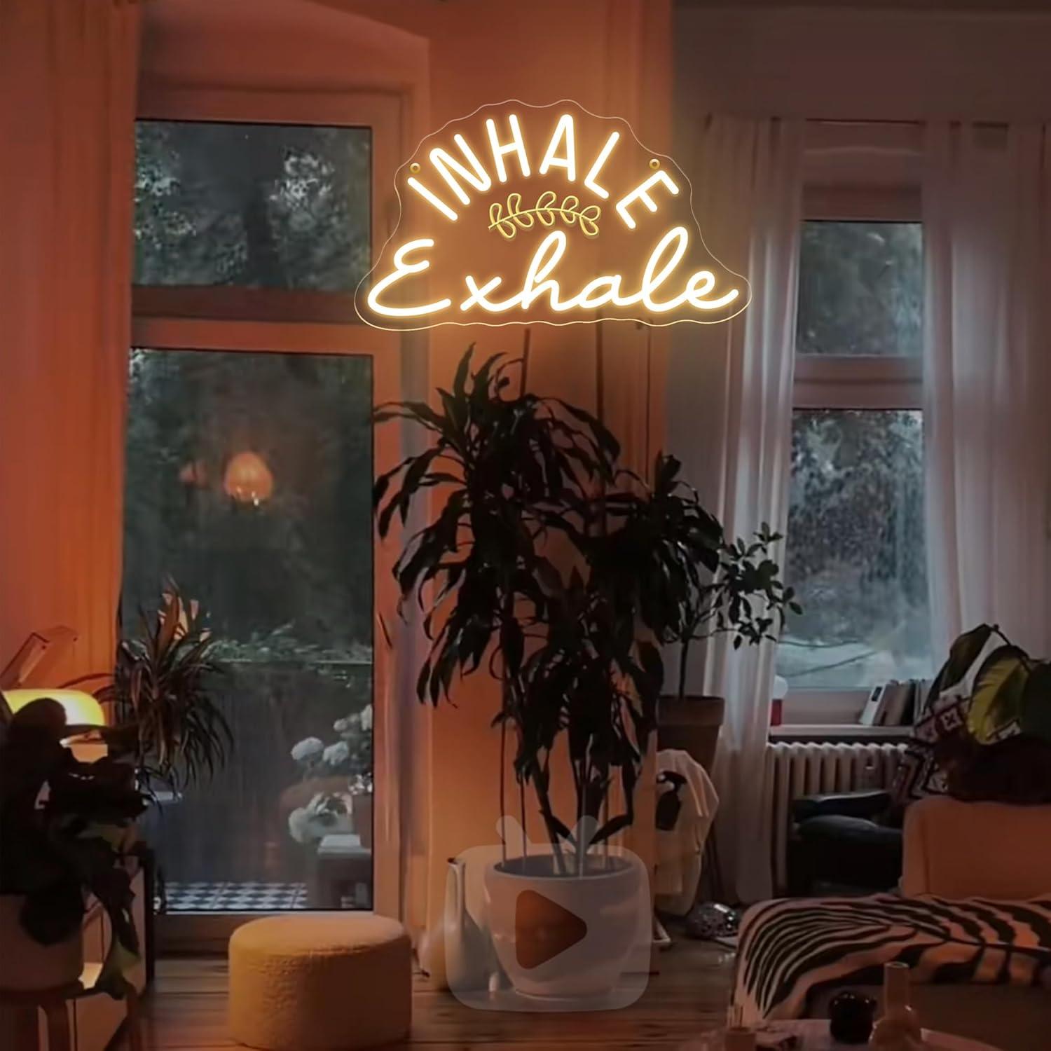 Inhale Exhale Neon Sign Dimmab - Pilates Yoga Wellness ulasan dan harga