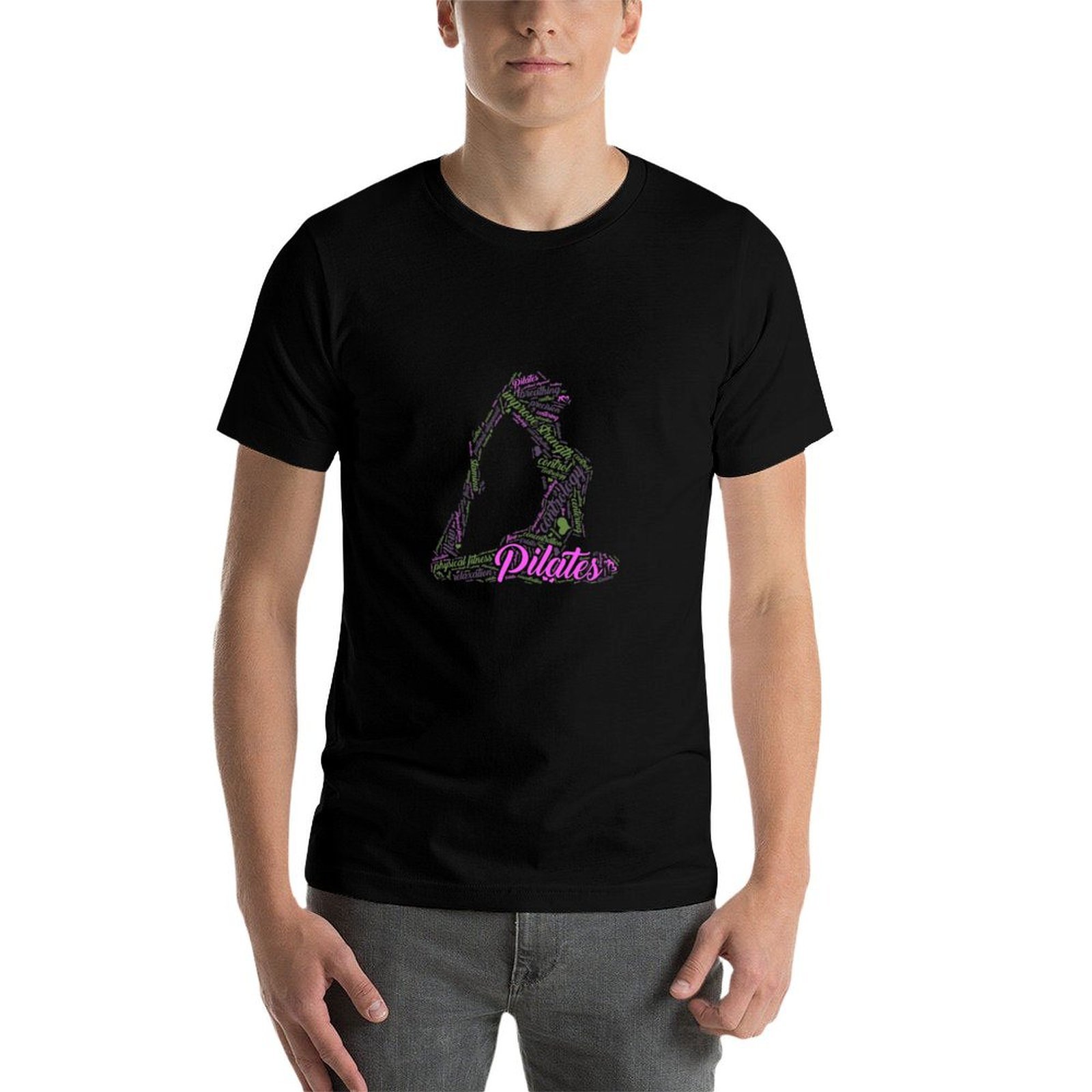 Womens Fun Word Cloud and Cute - Pilates Yoga Classes ulasan dan harga