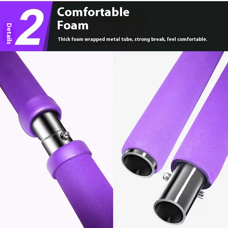 Pilates Stick - Adjustable Fit - Pilates Yoga Tone ulasan dan harga