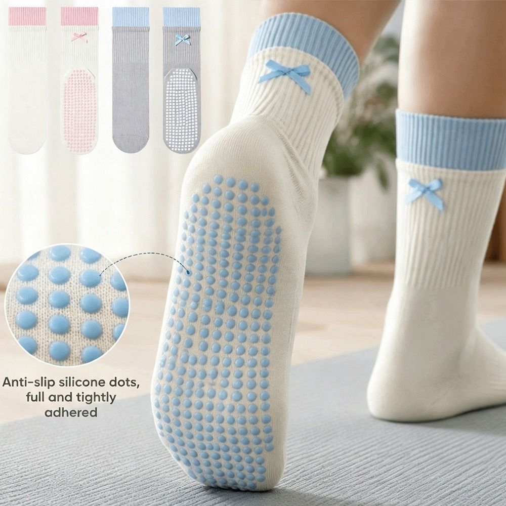 New Cotton Yoga Socks Non Slip - Pilates Yoga Y Barre ulasan dan harga