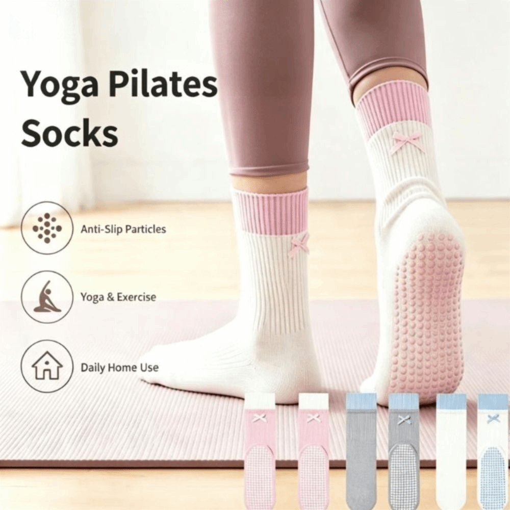 New Cotton Yoga Socks Non Slip - Pilates Yoga Y Barre ulasan dan harga