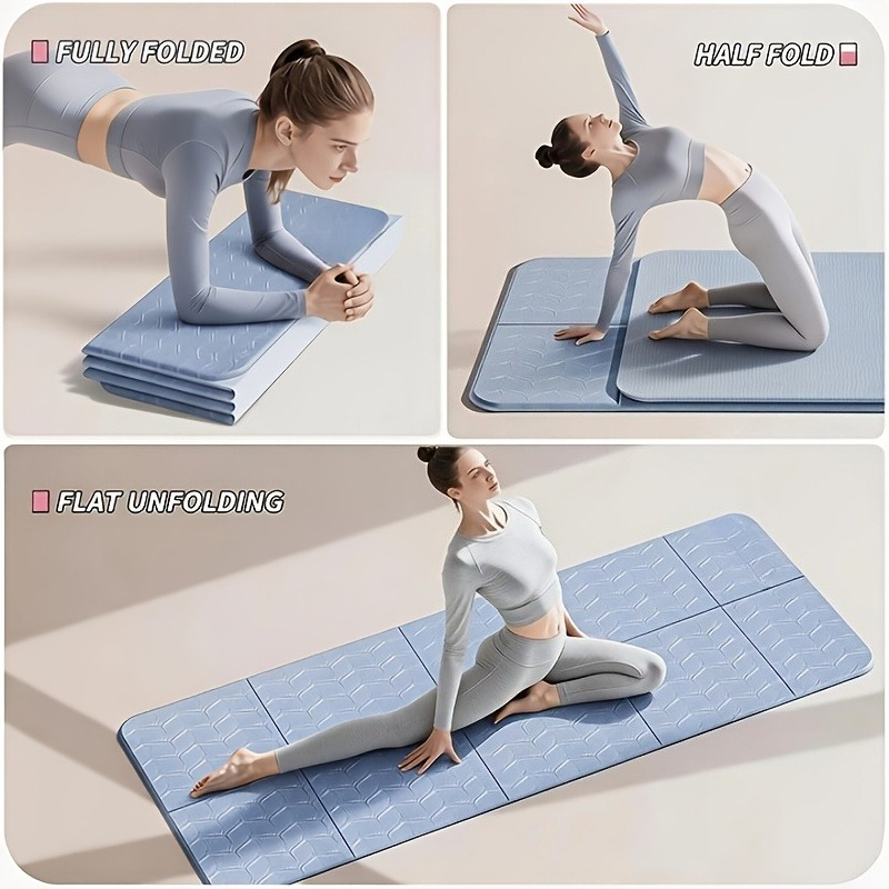 Non-Slip Extra Thick Foldable  - Pilates Yoga Mat Thickness ulasan dan harga