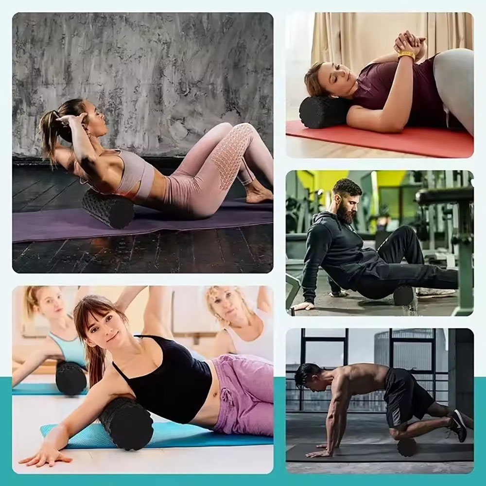33cm Foam Roller for Muscle Ma - Pilates Yoga Bar ulasan dan harga