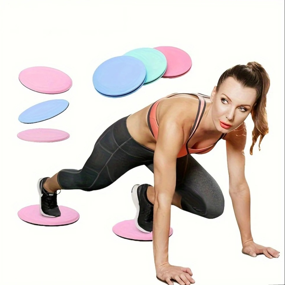 Pair Of Fitness Core Sliding D - Pilates Yoga Core ulasan dan harga