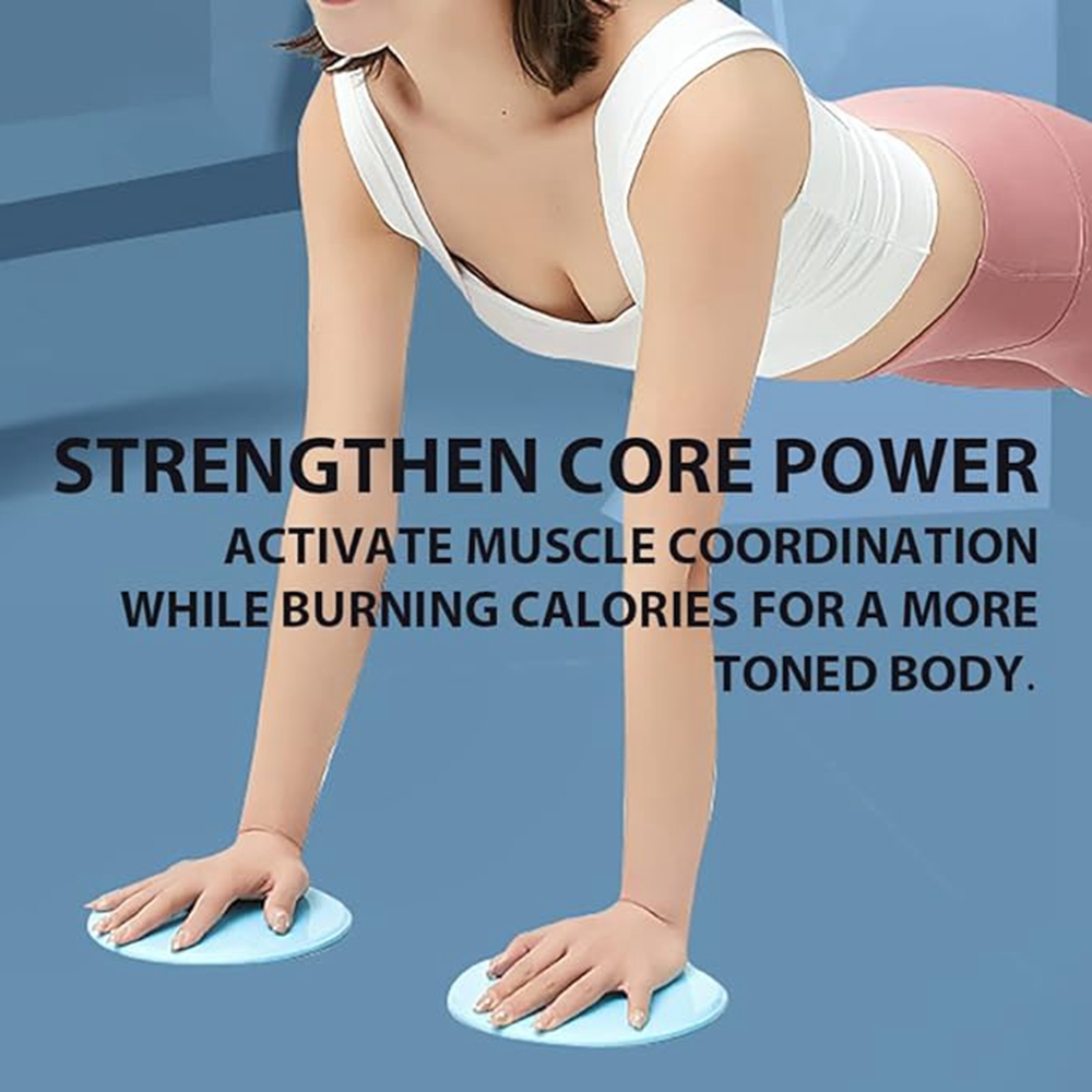 Pair Of Fitness Core Sliding D - Pilates Yoga Core ulasan dan harga