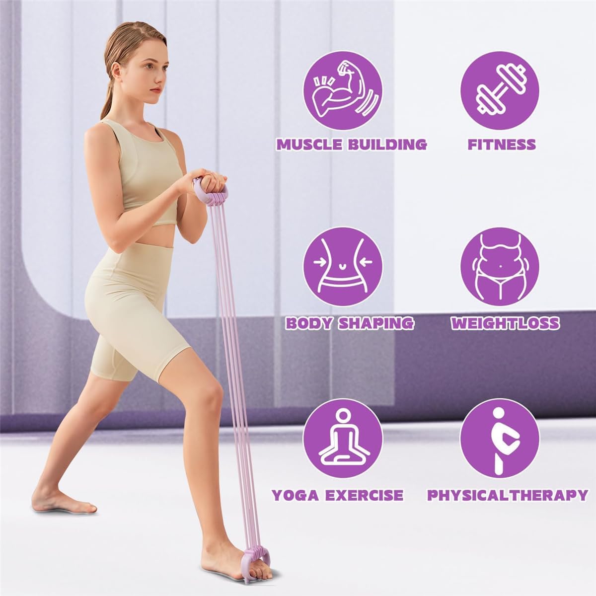 Figure 8 Resistance Bands for  - Pilates Yoga Tone ulasan dan harga
