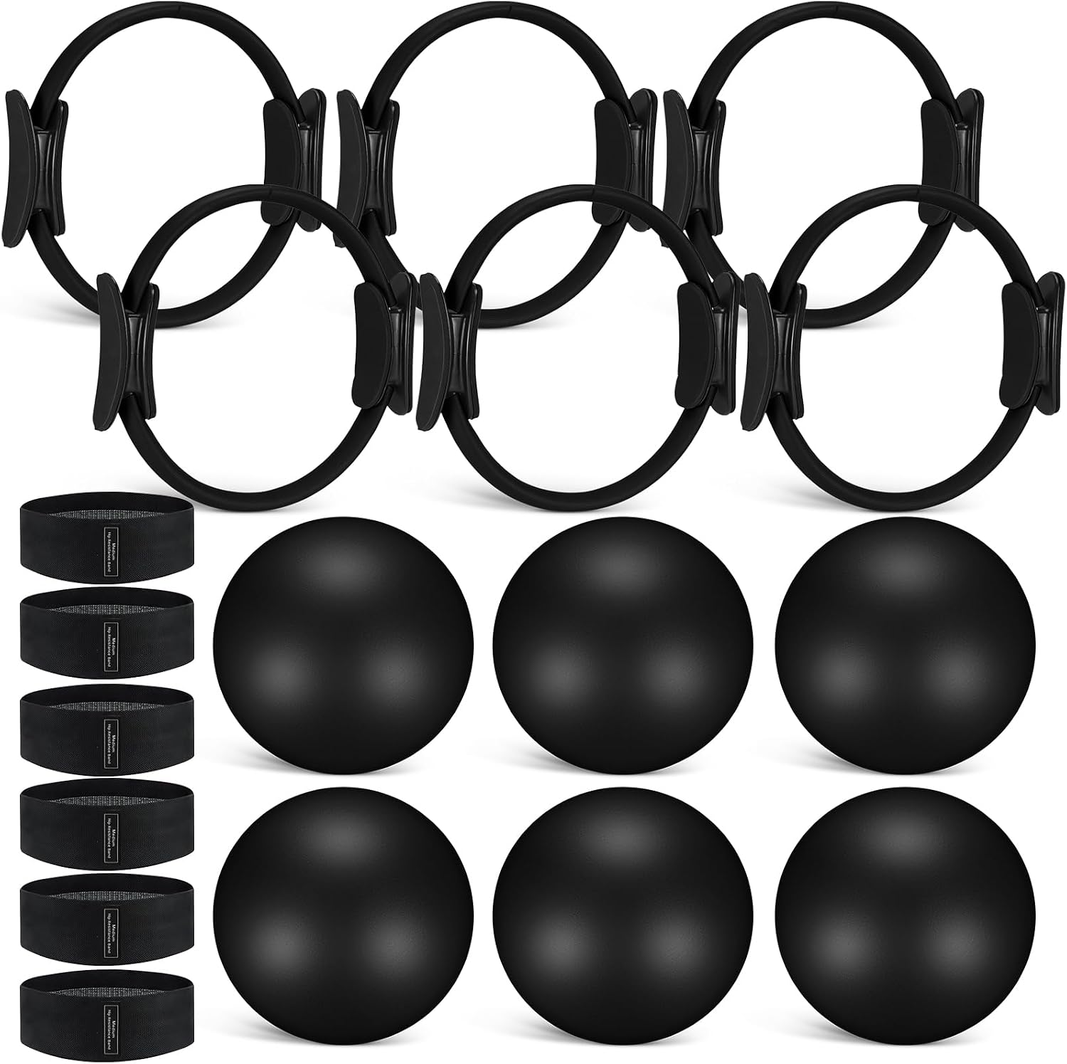 18 Pcs Pilates Ring And Ball S - Pilates Yoga Tone ulasan dan harga