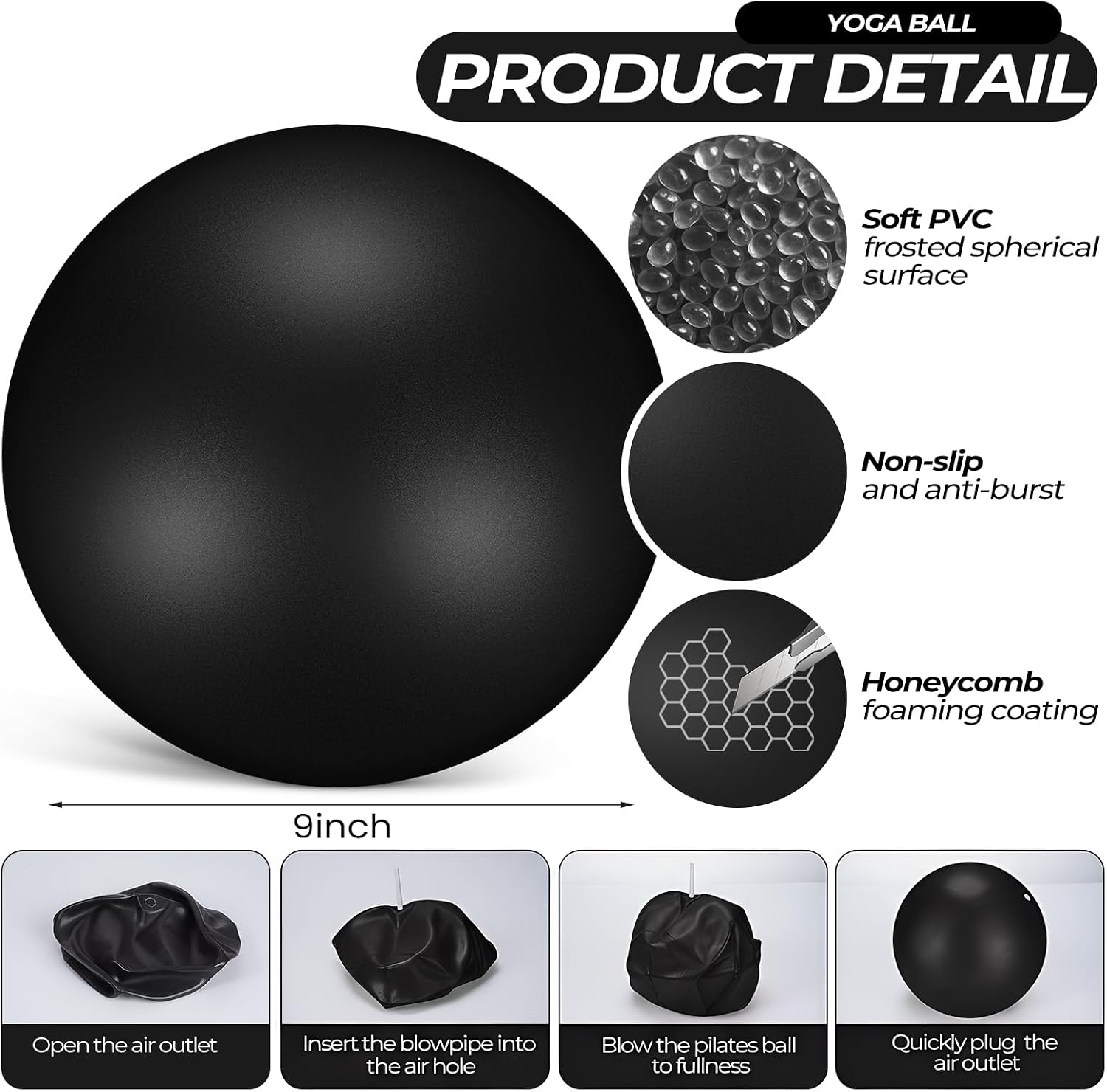 18 Pcs Pilates Ring And Ball S - Pilates Yoga Tone ulasan dan harga