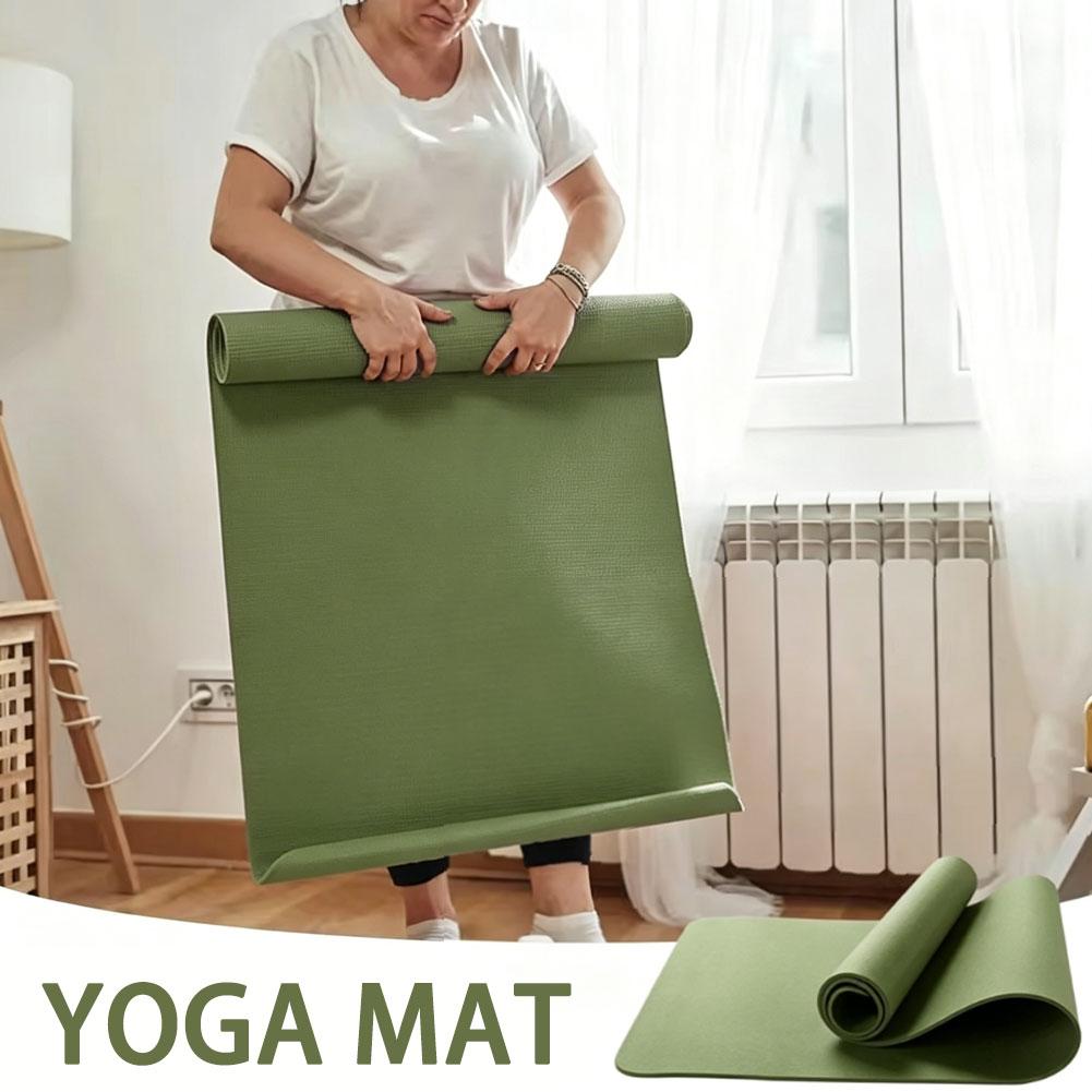 Thick Yoga Mat Anti-skid Sport - Pilates Yoga Mat Thickness ulasan dan harga