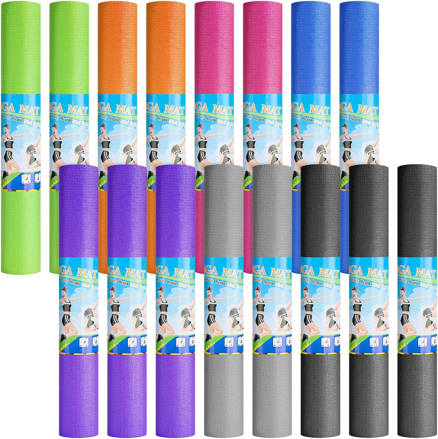 3 mm Thin Yoga Mats Lightweigh - Pilates Yoga Classes ulasan dan harga