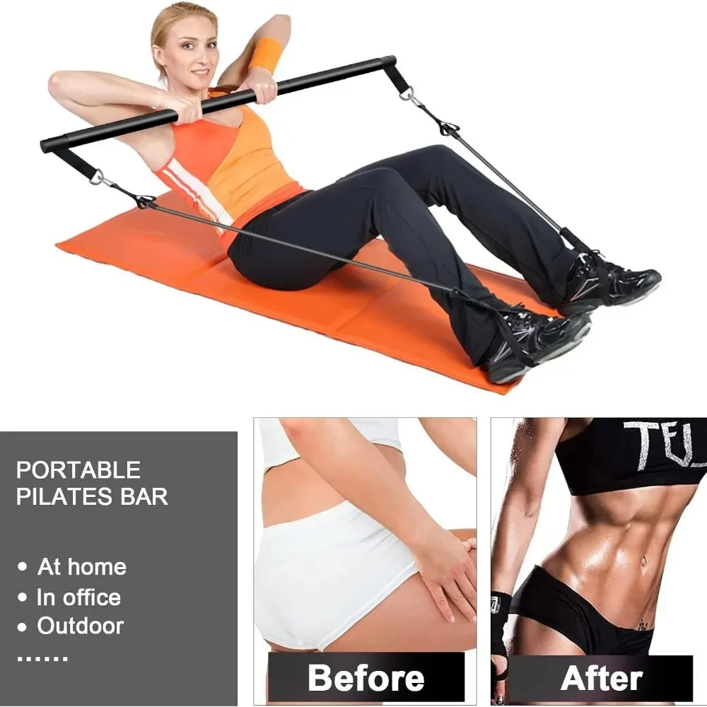 Portable Yoga Pilates Bar Stic - Pilates Yoga Tone ulasan dan harga