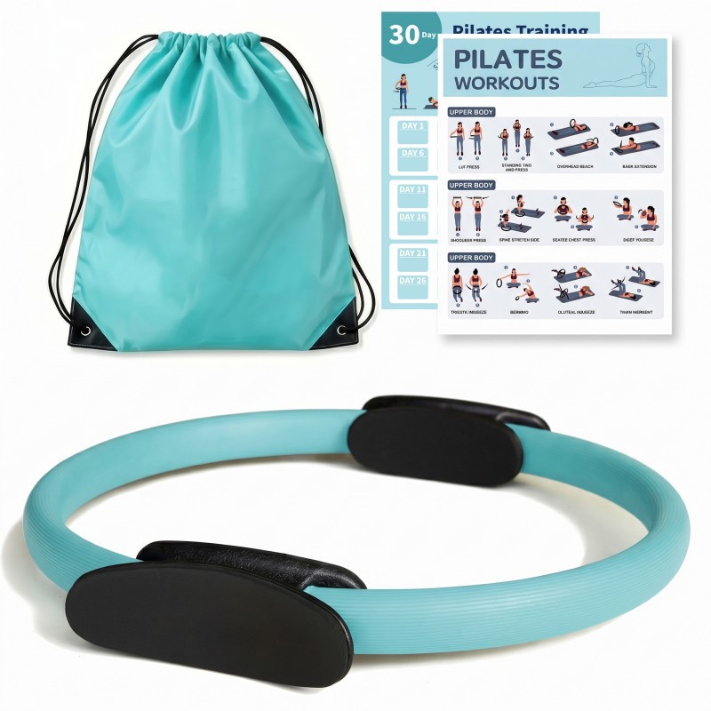 Pilates Ring Set, Resistance T - Pilates Yoga Tone ulasan dan harga