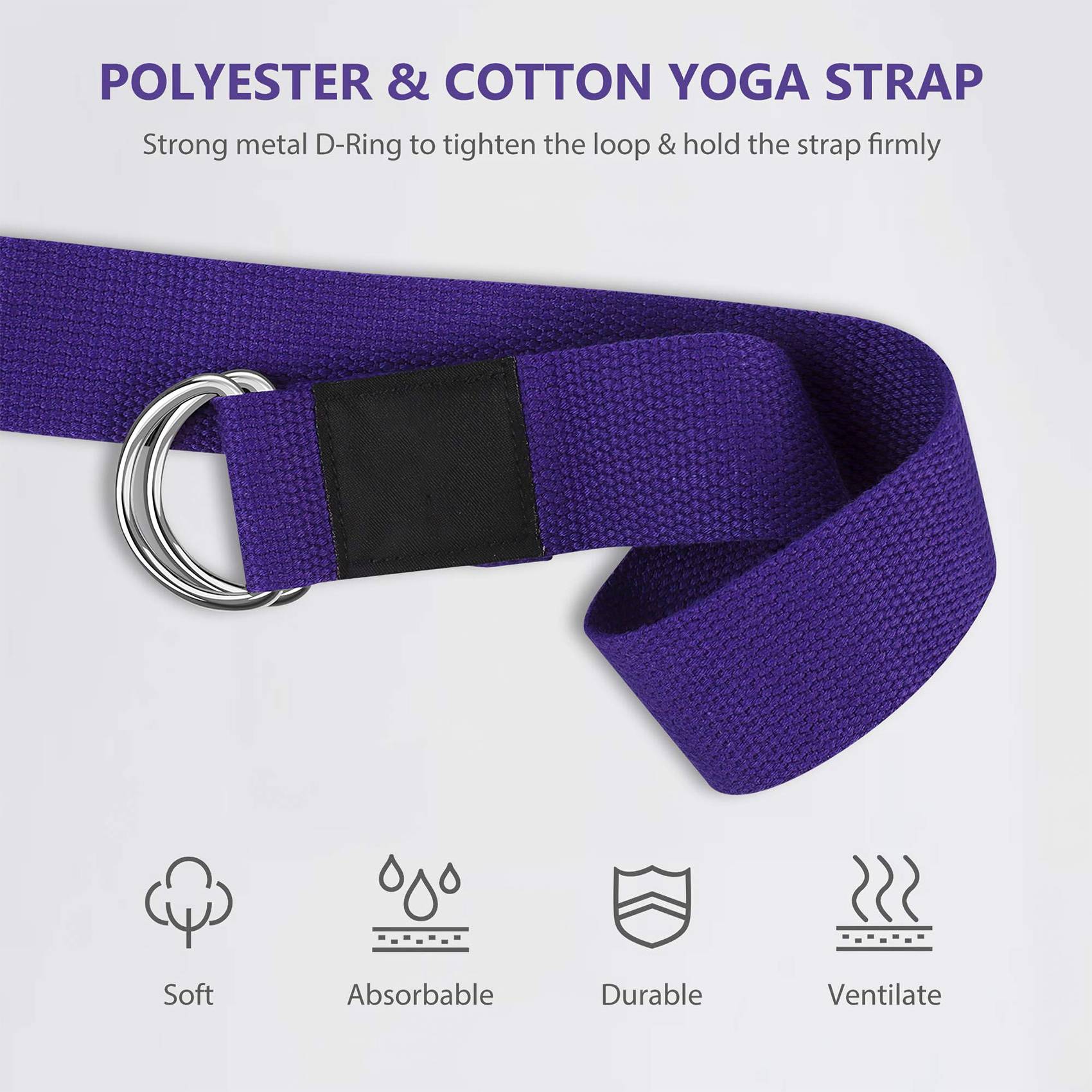 AEB0-Yoga Block And Yoga Strap - Pilates Yoga Tone ulasan dan harga