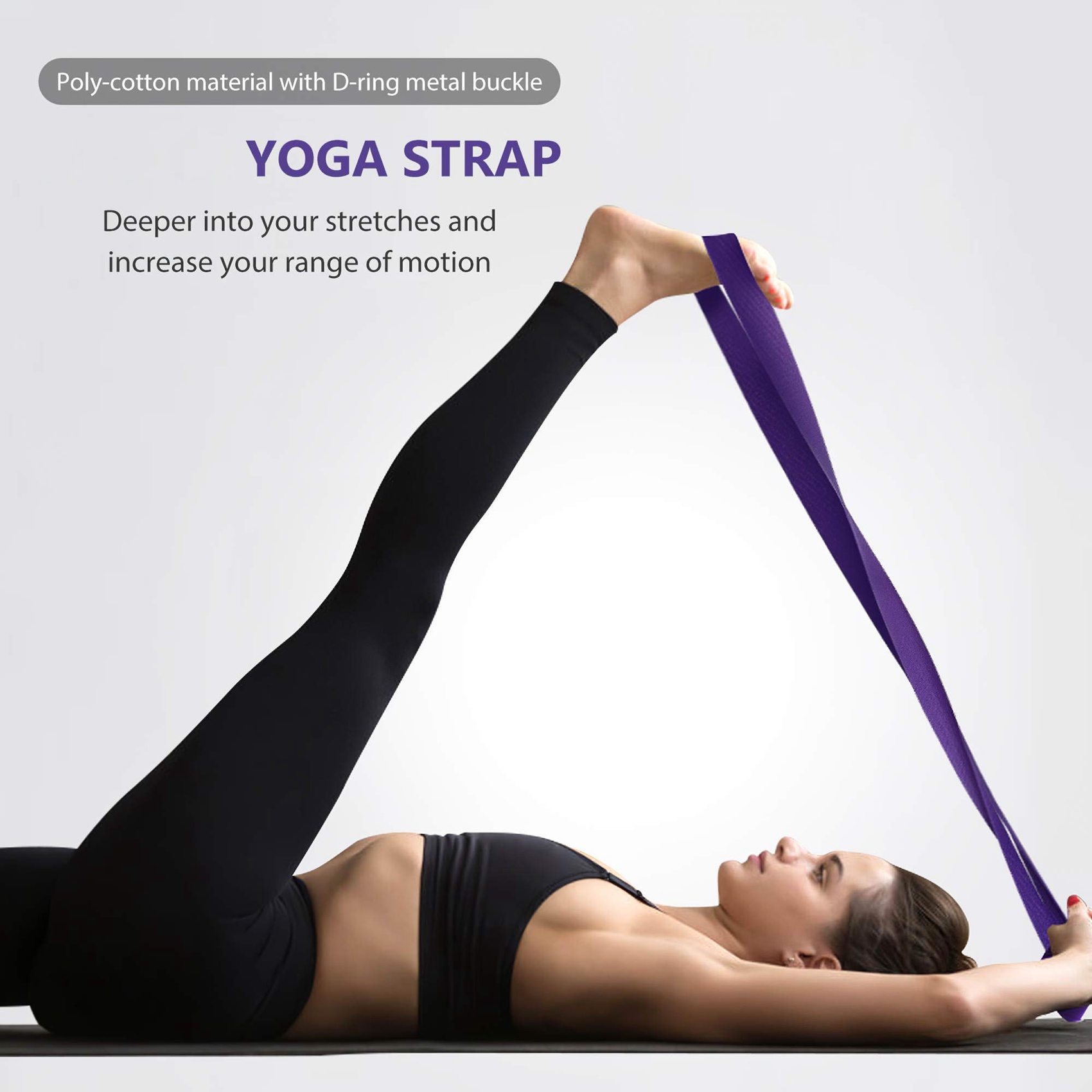 AEB0-Yoga Block And Yoga Strap - Pilates Yoga Tone ulasan dan harga