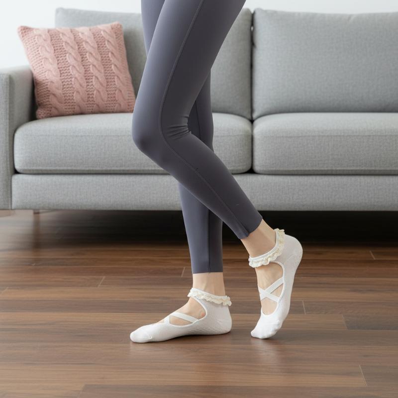 1Pairs Cute Lacework Pilates S - Pilates & Yoga Vertebrasana ulasan dan harga