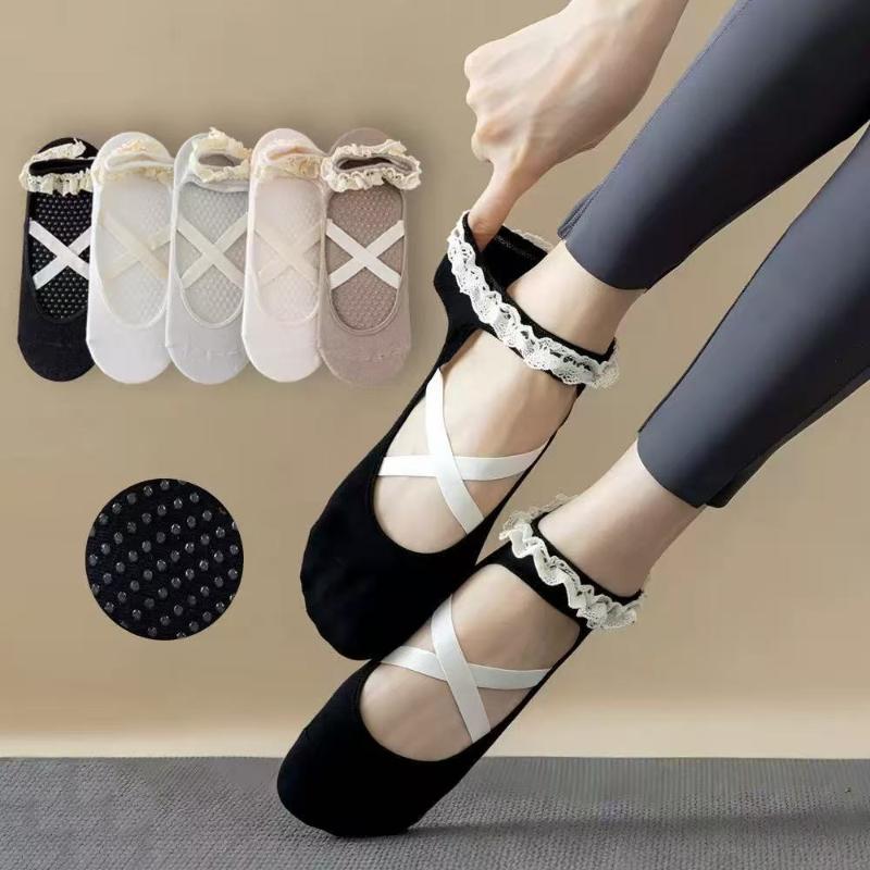 1Pairs Cute Lacework Pilates S - Pilates & Yoga Vertebrasana ulasan dan harga