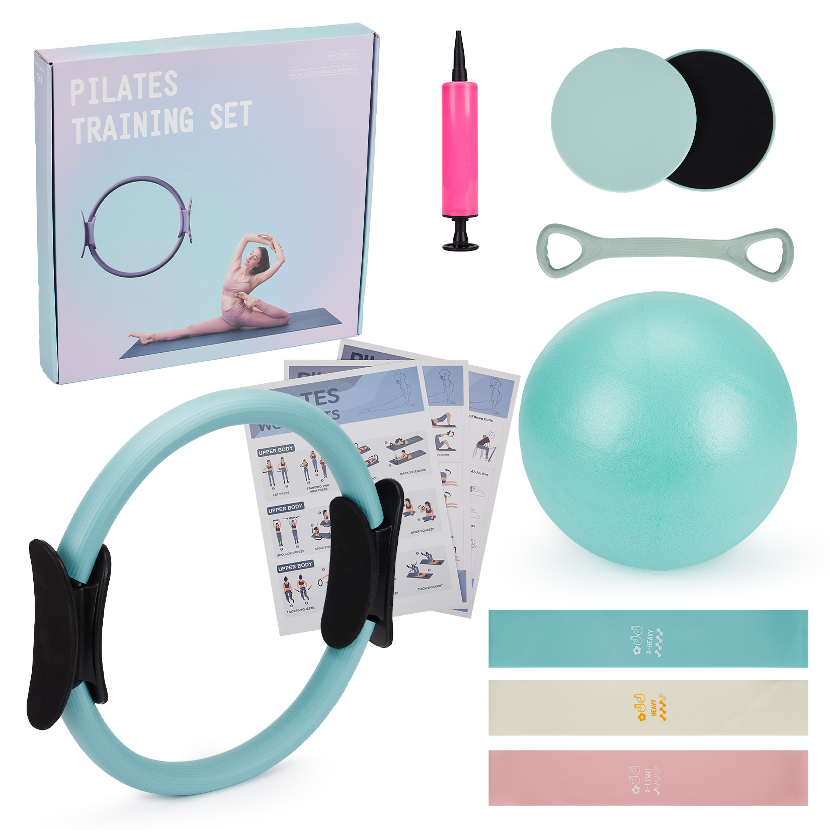 Pilates Training Set, 6-in-1 P - Pilates Yoga Tone ulasan dan harga