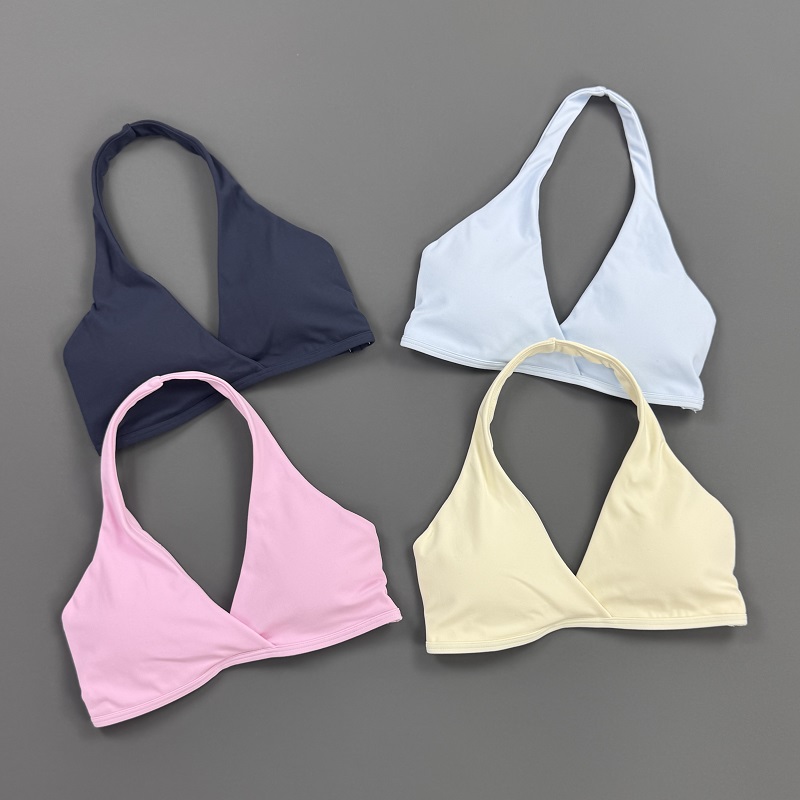 Gym Top Women Halter Neck Spor - Yoga Strap Cotton ulasan dan harga