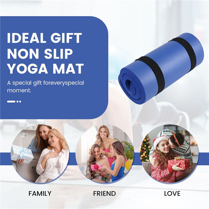15MM Thick Yoga Mat Comfort Fo - Pilates Yoga Mat Thickness ulasan dan harga