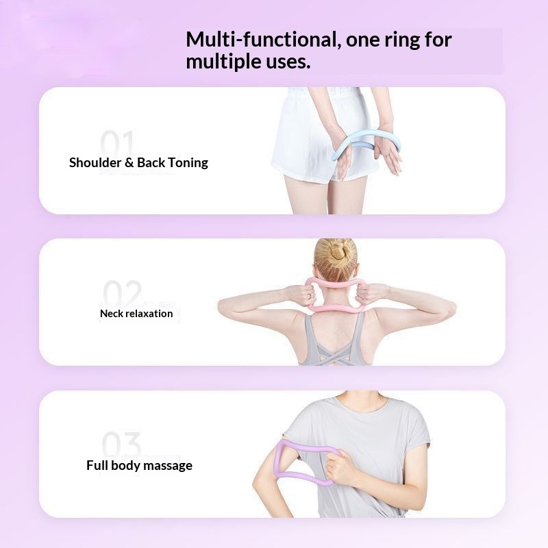 TPR Soft Yoga Ring, Multifunct - Pilates Yoga Tone ulasan dan harga